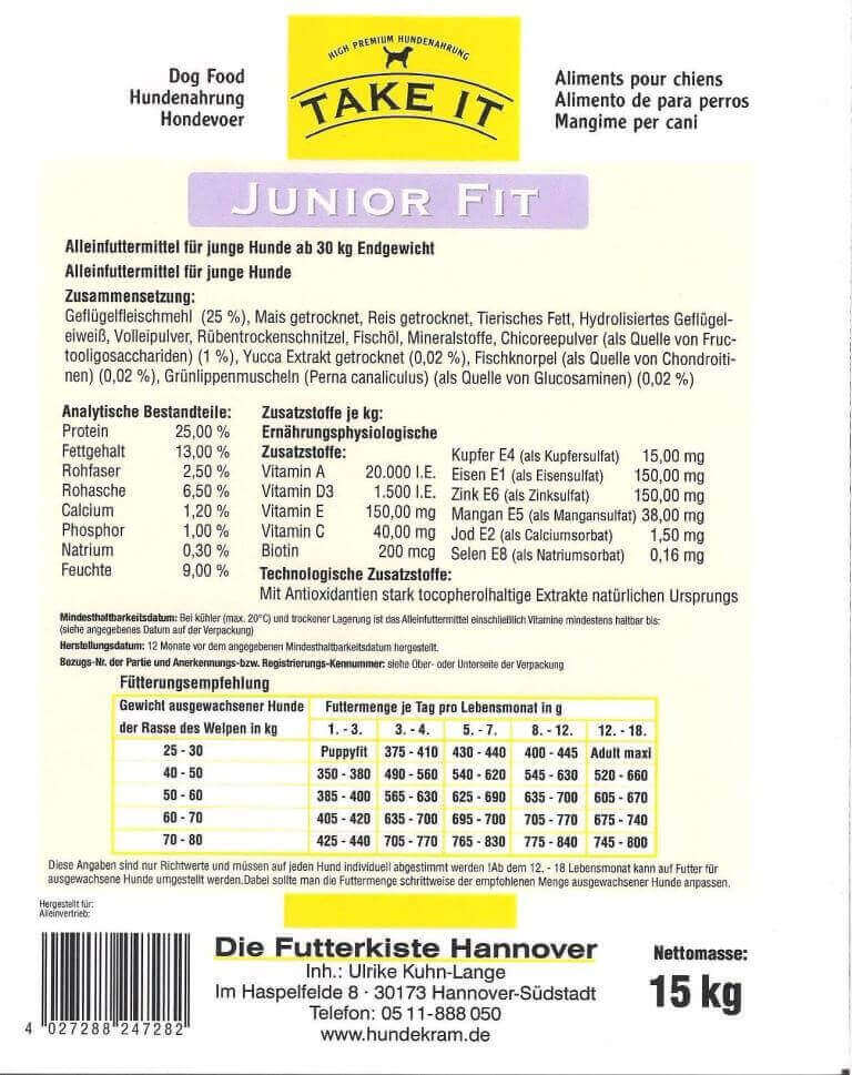 TAKE IT 2 Junior Fit 2